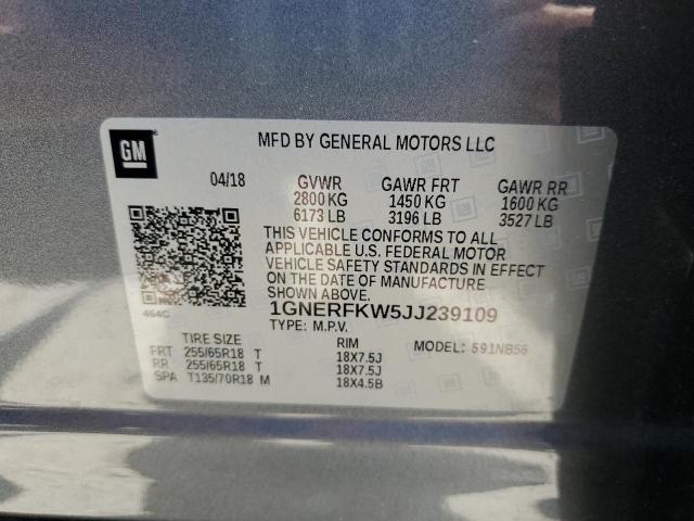 2018 Chevrolet Traverse Ls VIN: 1GNERFKW5JJ239109 Lot: 56187494