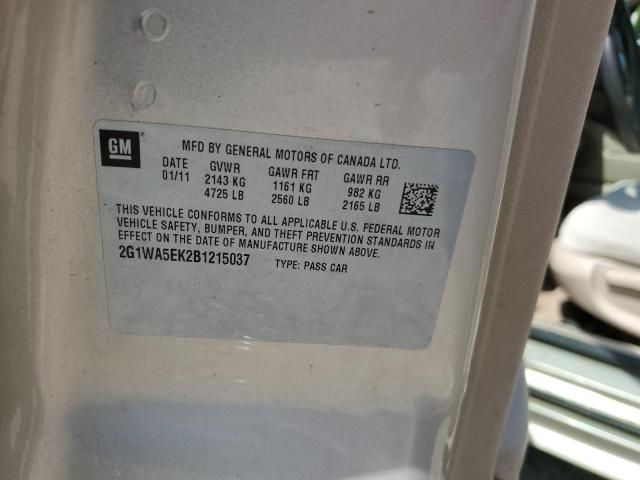 2011 Chevrolet Impala Ls VIN: 2G1WA5EK2B1215037 Lot: 55993434