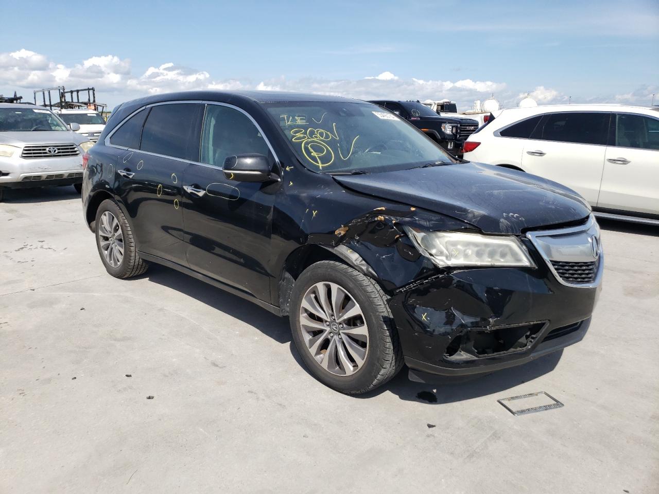 5FRYD3H4XEB013474 2014 Acura Mdx Technology