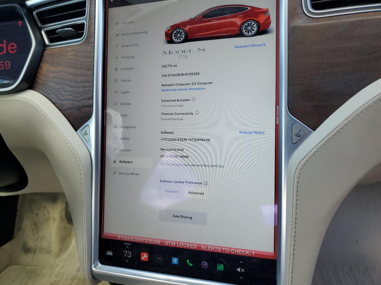 5YJSA1E18HF215359 2017 Tesla Model S