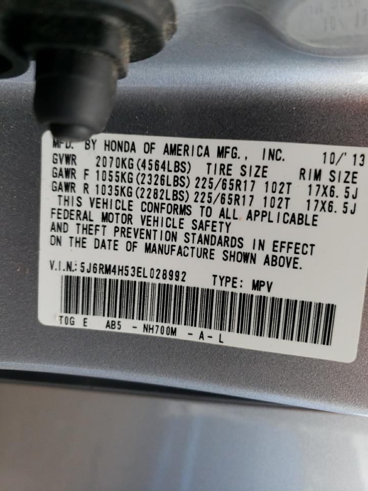 5J6RM4H53EL028992 2014 Honda Cr-V Ex