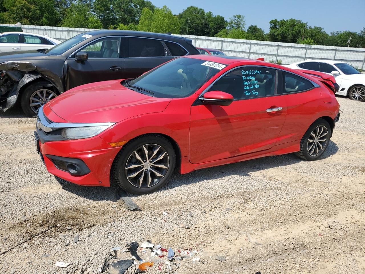 2HGFC3B94GH350060 2016 Honda Civic Touring