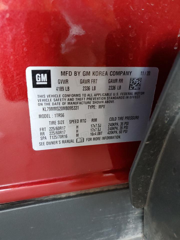 KL79MMS20MB095331 CHEVROLET TRAILBLZR 2021