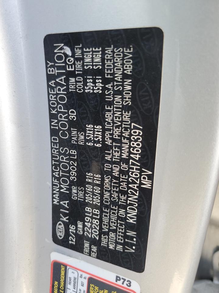 KNDJN2A26H7468397 2017 Kia Soul