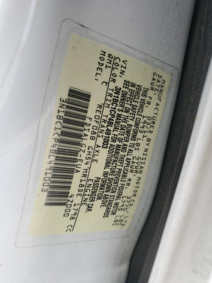 3N1BC1CP4BL491003 2011 Nissan Versa S