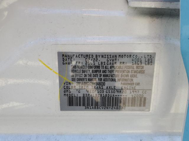 2022 Nissan Sentra Sv VIN: 3N1AB8CV2NY248030 Lot: 55134094