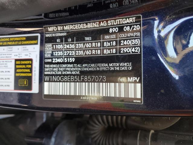 2020 Mercedes-Benz Glc 300 4Matic VIN: W1N0G8EB5LF857073 Lot: 53873614