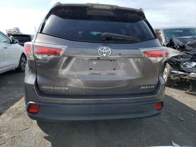 VIN 5TDJKRFH2FS146101 2015 Toyota Highlander, Xle no.6