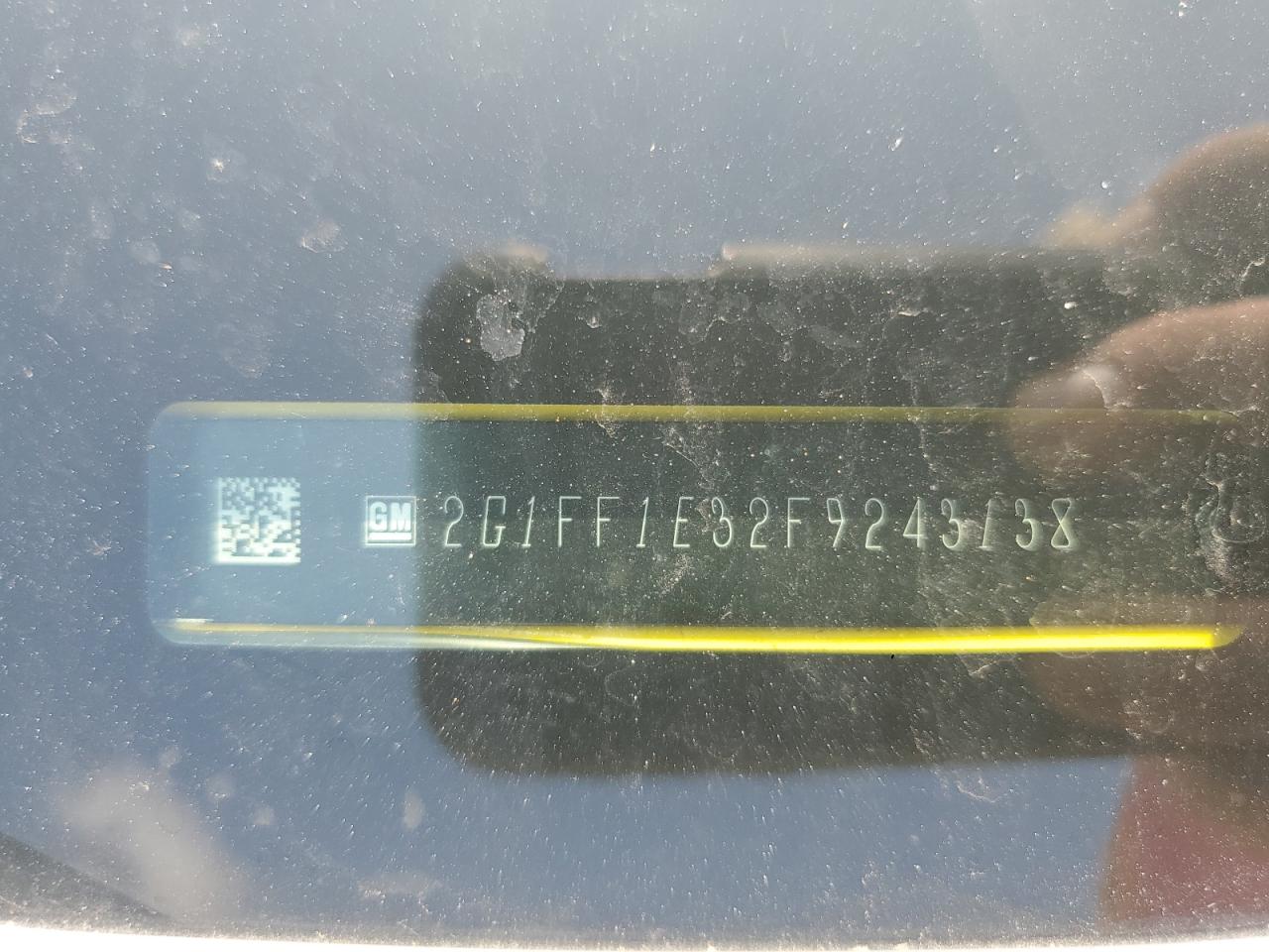 2G1FF1E32F9243138 2015 Chevrolet Camaro Lt