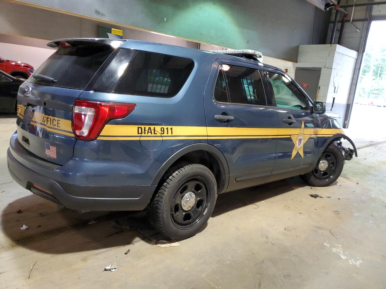 1FM5K8AR8JGB46436 2018 Ford Explorer Police Interceptor