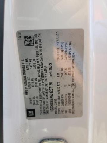 2018 Chevrolet Colorado VIN: 1GCHSBEA6J1207126 Lot: 56128124