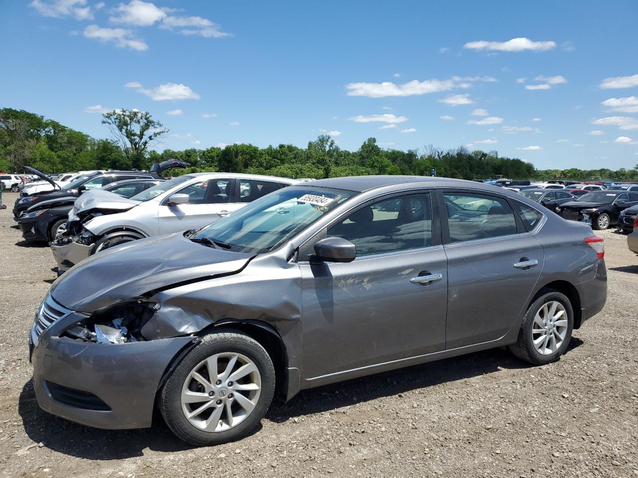 2015 Nissan Sentra S vin: 3N1AB7AP5FY230198