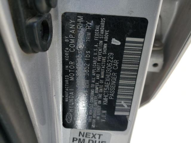 2017 Hyundai Accent Se VIN: KMHCT5AEXHU306229 Lot: 55349844