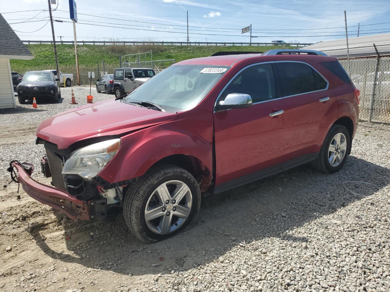 1GNALDEKXFZ143966 2015 Chevrolet Equinox Ltz