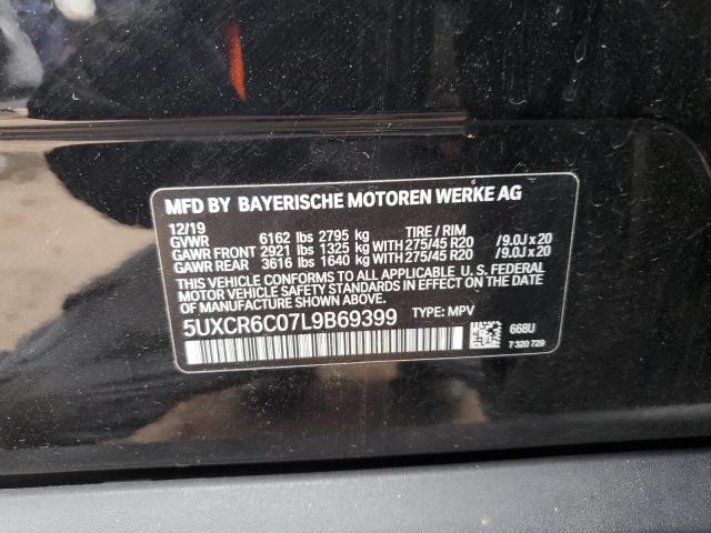 2020 BMW X5 xDrive40I VIN: 5UXCR6C07L9B69399 Lot: 53316254