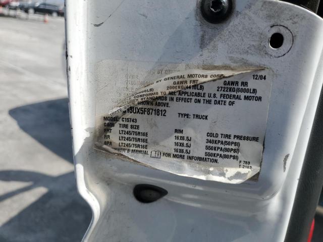 2005 GMC Sierra C1500 Heavy Duty VIN: 1GTGC13UX5F871812 Lot: 53574854