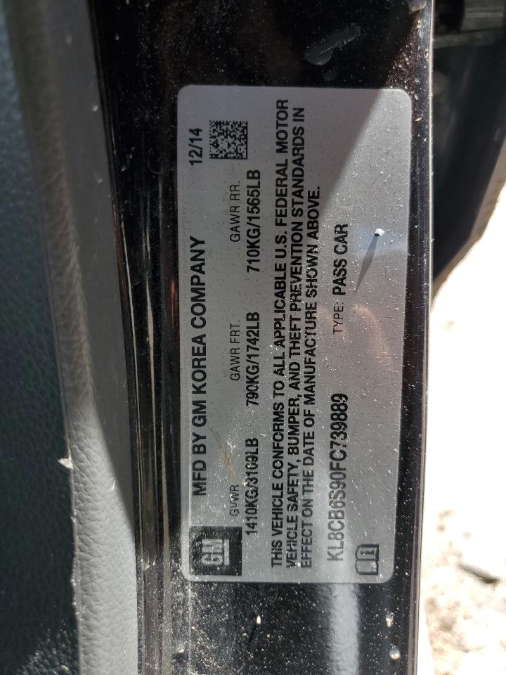 KL8CB6S90FC739889 2015 Chevrolet Spark Ls