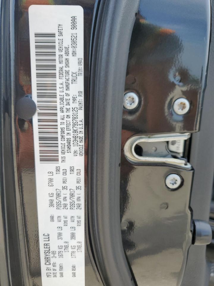 1D3HB18K79S783125 2009 Dodge Ram 1500