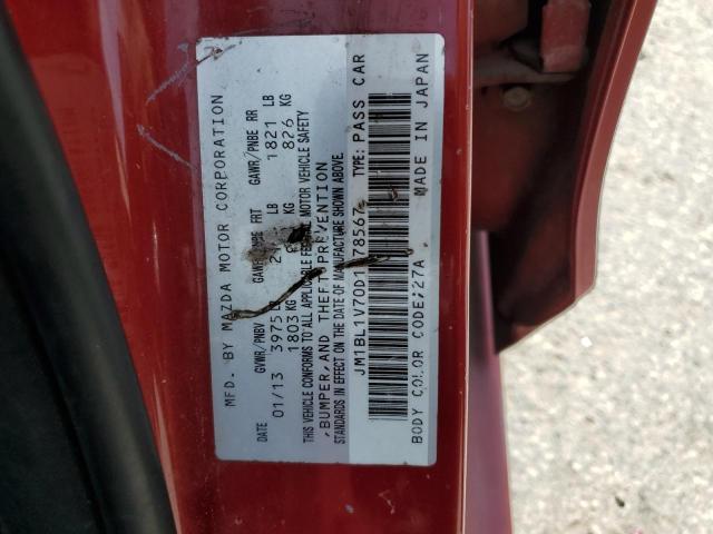 VIN JM1BL1V70D1778567 2013 Mazda 3, I no.12