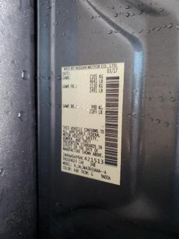 2017 Nissan Maxima 3.5S VIN: 1N4AA6AP6HC421513 Lot: 54434724