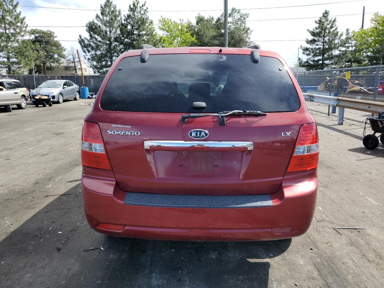 KNDJC735685795551 2008 Kia Sorento Ex