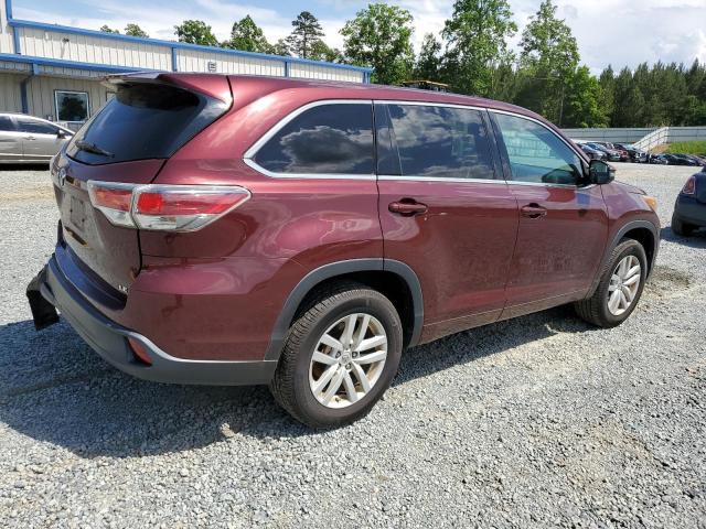 2015 Toyota Highlander Le VIN: 5TDZKRFH2FS099204 Lot: 54666734