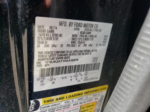 2017 Ford Expedition El Limited VIN: 1FMJK2AT1HEA16978 Lot: 55398744