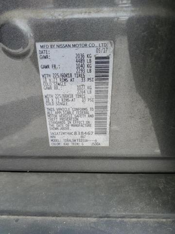 2017 NISSAN ROGUE S - 5N1AT2MT4HC838467