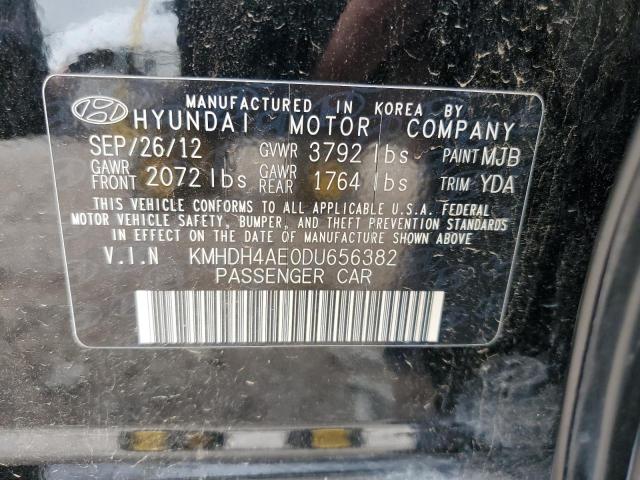 VIN KMHDH4AE0DU656382 2013 Hyundai Elantra, Gls no.13