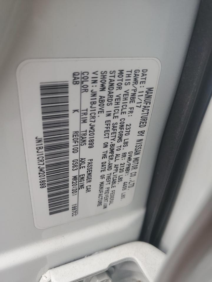JN1BJ1CR7JW201899 NISSAN ROGUE 2018