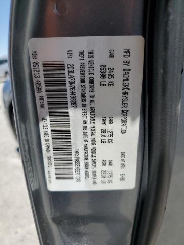 2006 Chrysler 300C Srt-8 VIN: 2C3LA73W76H498287 Lot: 53910304