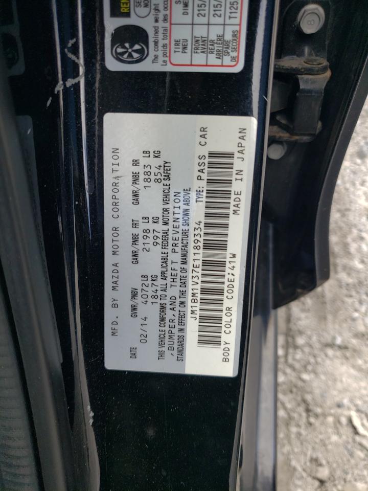 JM1BM1V37E1189334 2014 Mazda 3 Touring