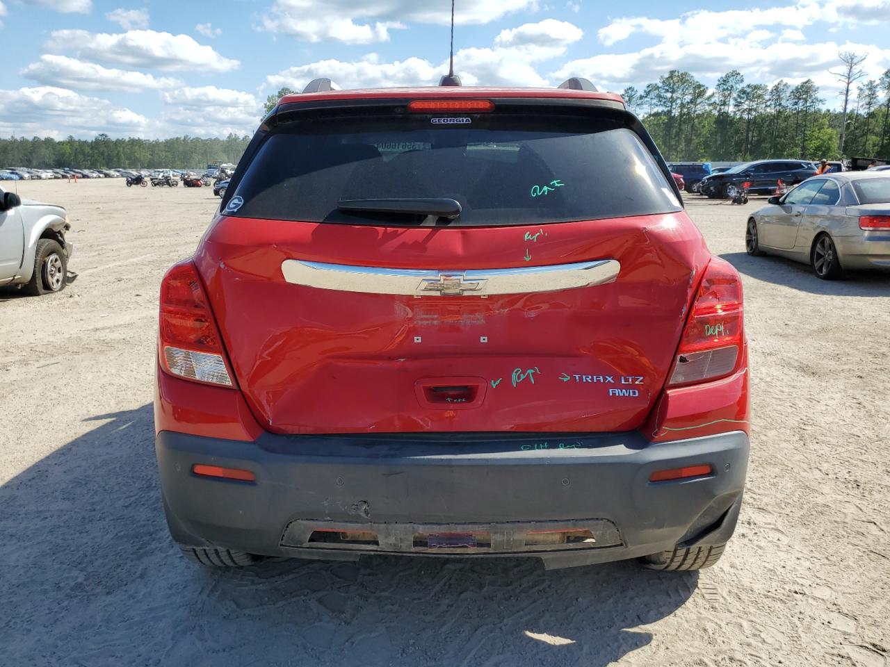 KL7CJTSB9FB056894 2015 Chevrolet Trax Ltz