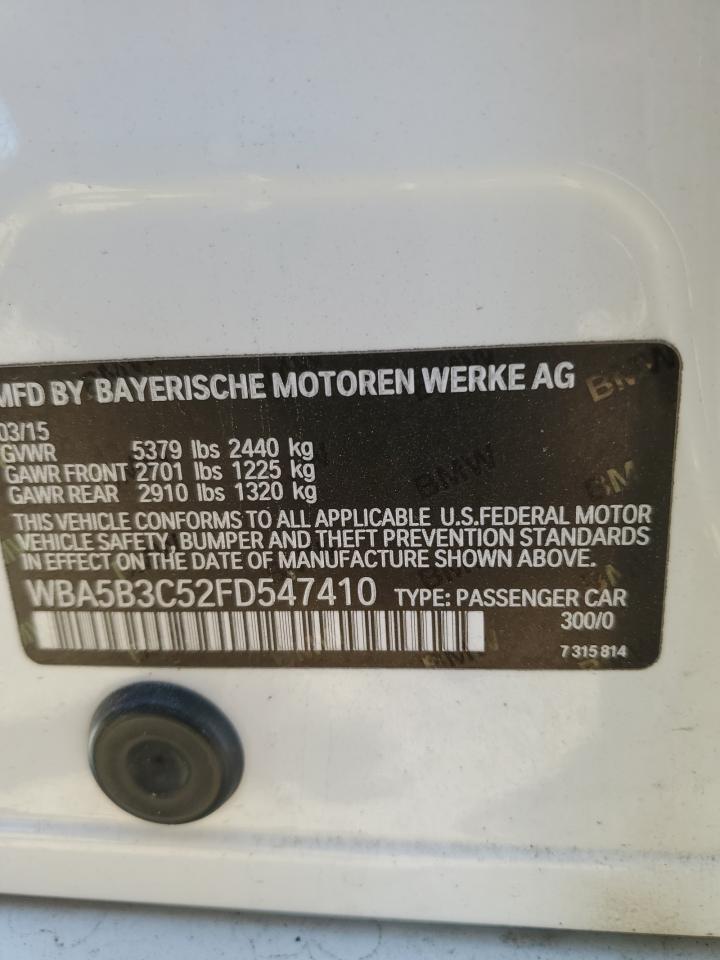 WBA5B3C52FD547410 2015 BMW 535 Xi