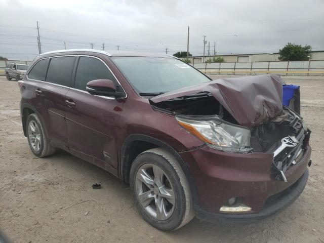 2015 Toyota Highlander Limited VIN: 5TDYKRFH2FS091664 Lot: 55958204