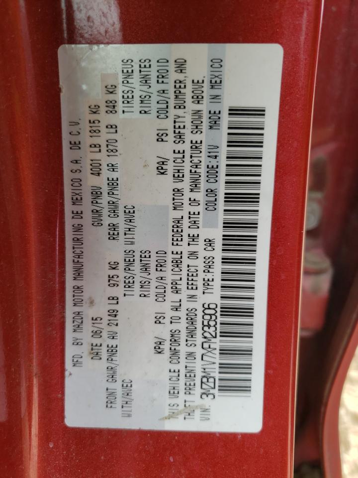 3MZBM1V7XFM235906 2015 Mazda 3 Touring