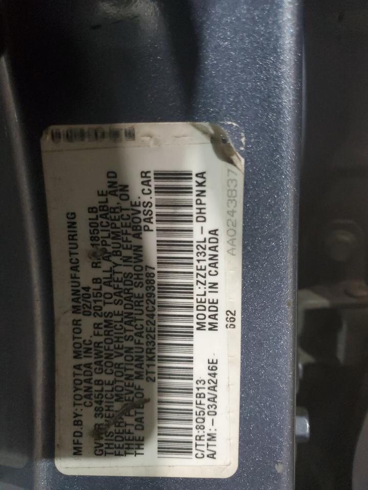 2T1KR32E24C293887 2004 Toyota Corolla Matrix Xr