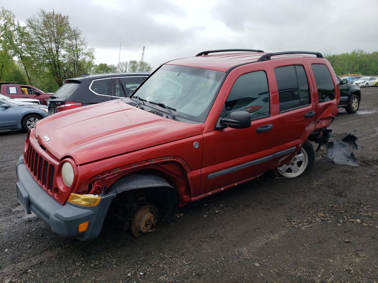 1J4GL48K07W561187 2007 Jeep Liberty Sport