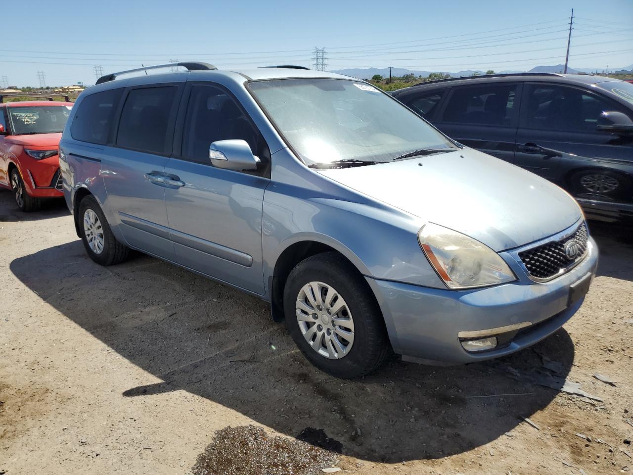 2014 Kia Sedona Lx vin: KNDMG4C75E6579679
