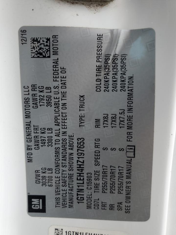 1GTN1LEH4HZ197653 2017 GMC Sierra C1500