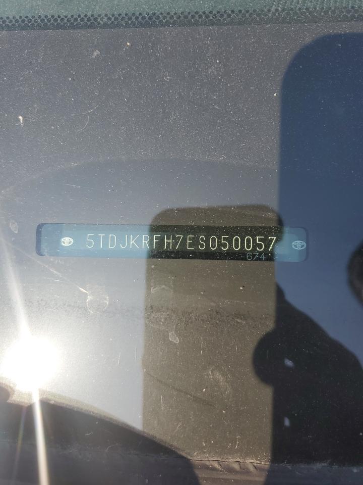 5TDJKRFH7ES050057 2014 Toyota Highlander Xle