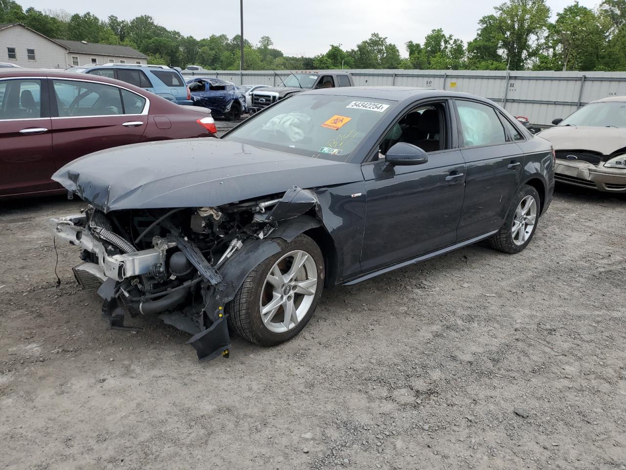 2018 Audi A4 Premium vin: WAUDNAF44JA065235