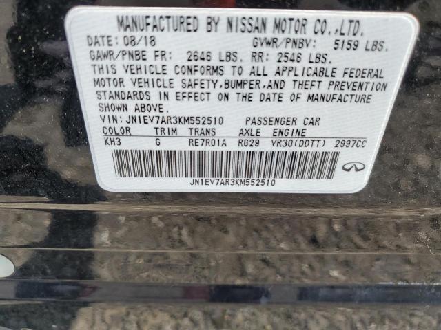 2019 INFINITI Q50 LUXE - JN1EV7AR3KM552510