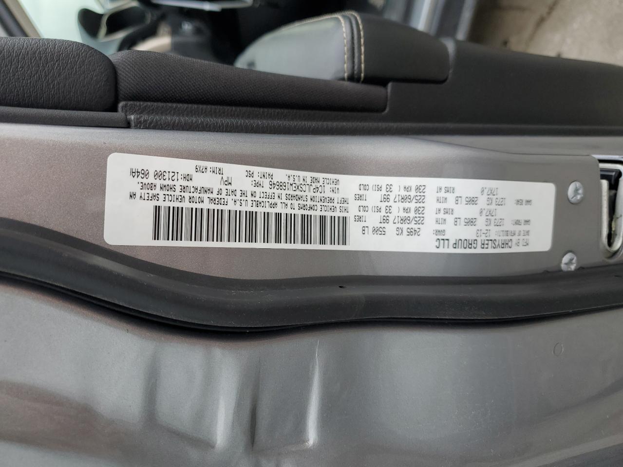 1C4PJLCSXEW168646 2014 Jeep Cherokee Latitude