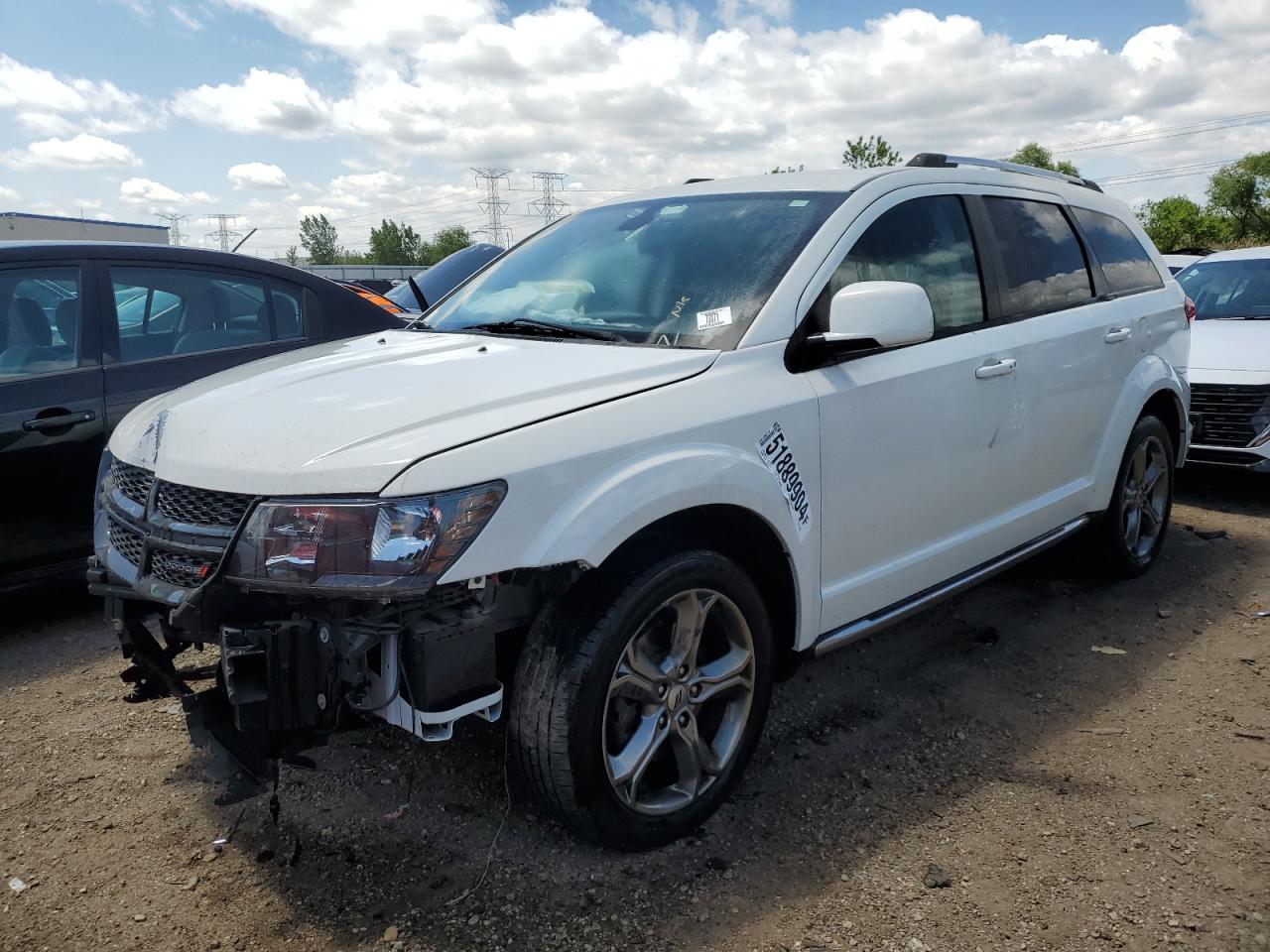 2018 Dodge Journey Crossroad vin: 3C4PDDGG8JT184556