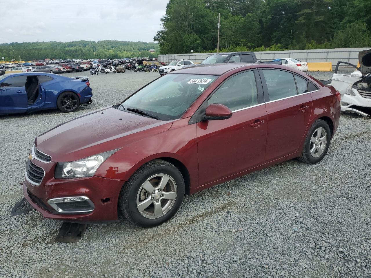 2015 Chevrolet Cruze Lt vin: 1G1PC5SB2F7248650