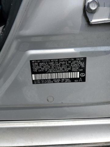 2008 Lexus Es 350 VIN: JTHBJ46G482244704 Lot: 57221764