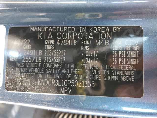 2023 Kia Niro Wind VIN: KNDCR3L10P5021355 Lot: 54199974