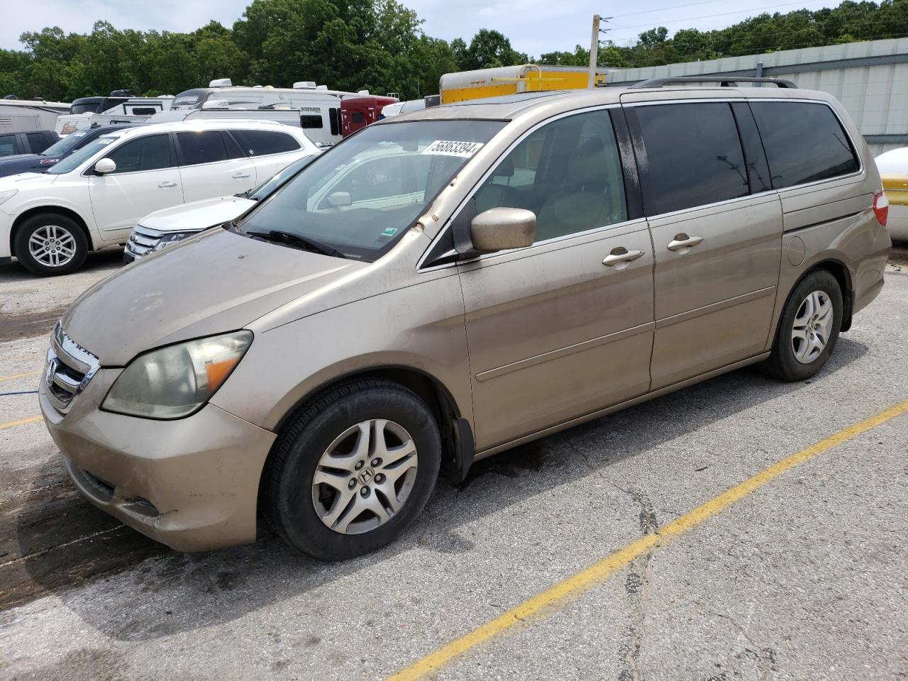 5FNRL38645B417588 2005 Honda Odyssey Exl