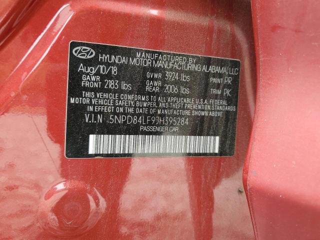 5NPD84LF9JH395284 2018 HYUNDAI ELANTRA - Image 12